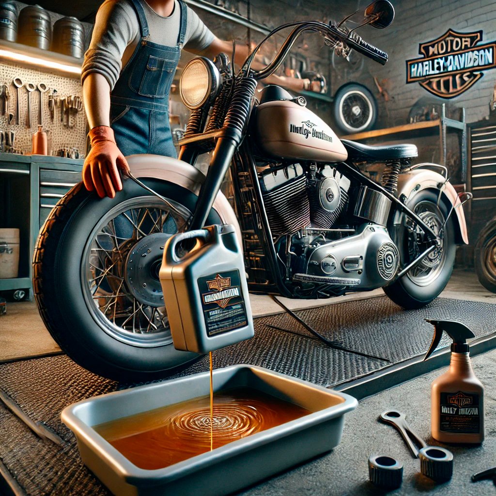 Harley cambio aceite
